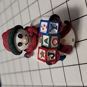 Little Snowkins Snowman- Preloved 3.2" tall